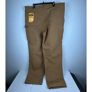 NWT Carhartt Men’s BN0011-M Khaki Loose Fit Size 44x36 Washed Duck Utility